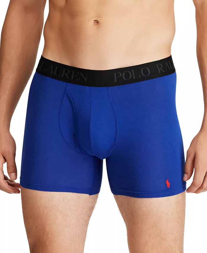 Мужские трусы-боксеры 3D Flex Modal, 3 штуки Polo Ralph Lauren, мультиколор — фото 2