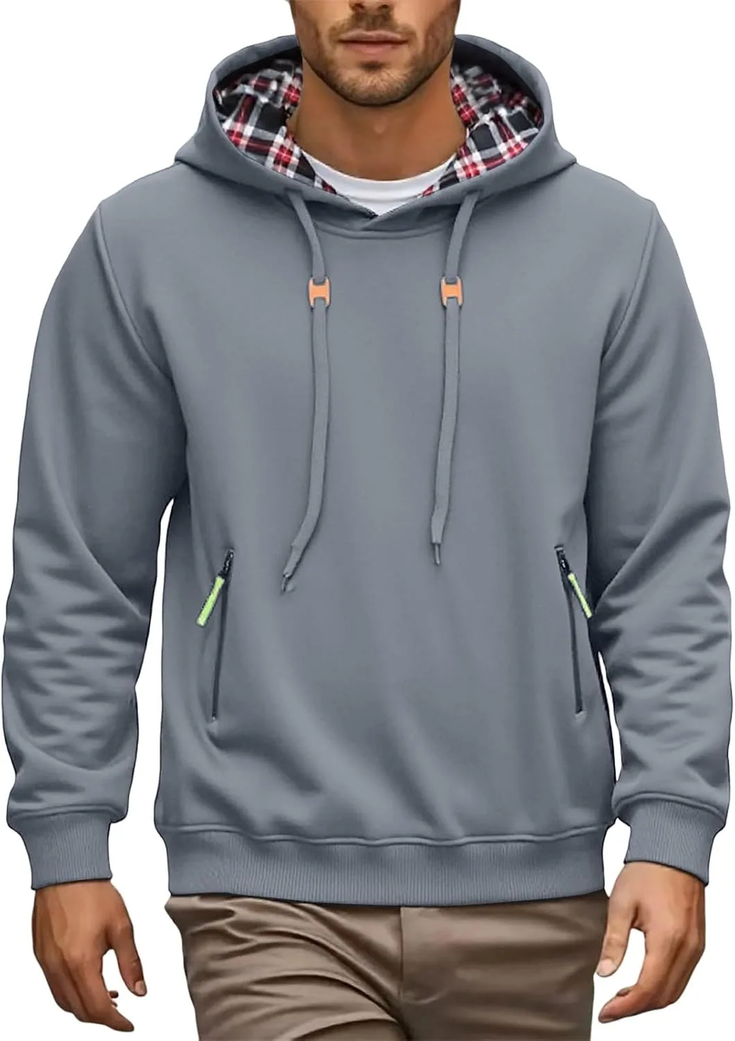 

Мужская толстовка с капюшоном и карманом-кенгуру