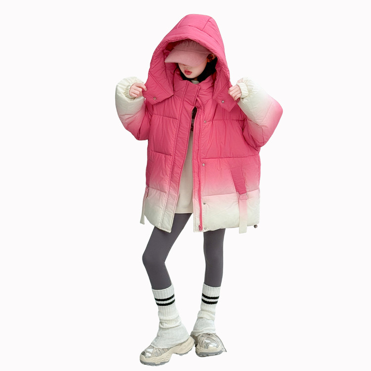 

Утепленная куртка для детей от 3 до 7 лет PROTECTCAMEL, gradient розовый