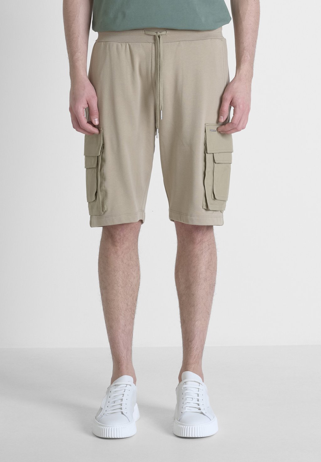 

Шорты REGULAR FIT IN WITH EMBROIDERED LOGO Antony Morato, песочный
