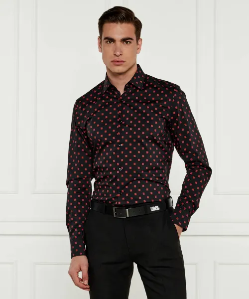 

Рубашка Кенно Regular fit Hugo, черный