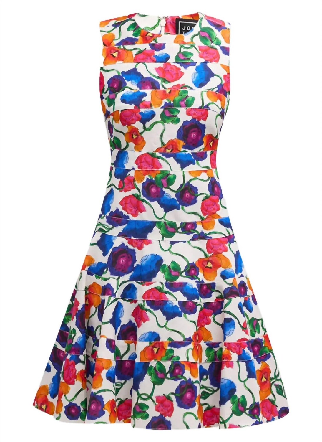 

Короткое платье с вставками Wild Tie-Dye Poppy Jonathan Cohen, мультиколор
