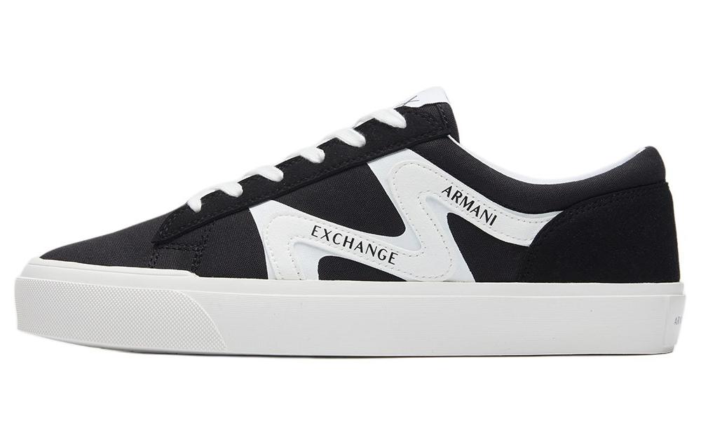 

Кроссовки с логотипом и вставками ARMANI EXCHANGE, черные