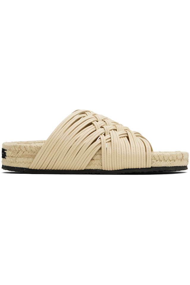Сандалии Gaia alter mat Stella Mccartney, экрю