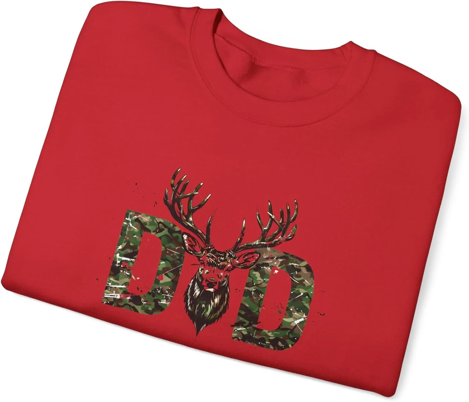 Толстовка Camo Crewneck с принтом оленьих рогов — фото 3