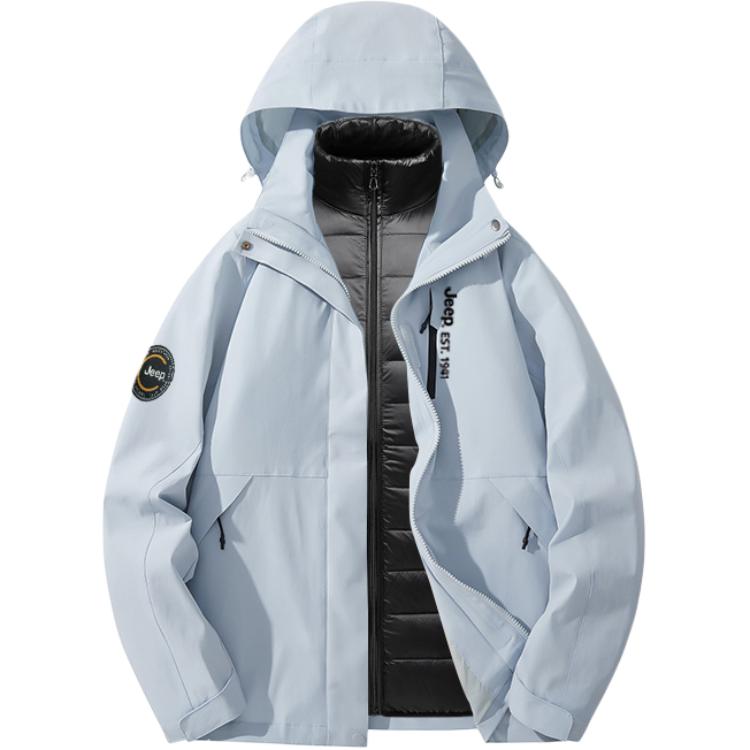 

Куртка Moxima Lifestyle Unisex Jeep, светло-синий[upgraded down liners]