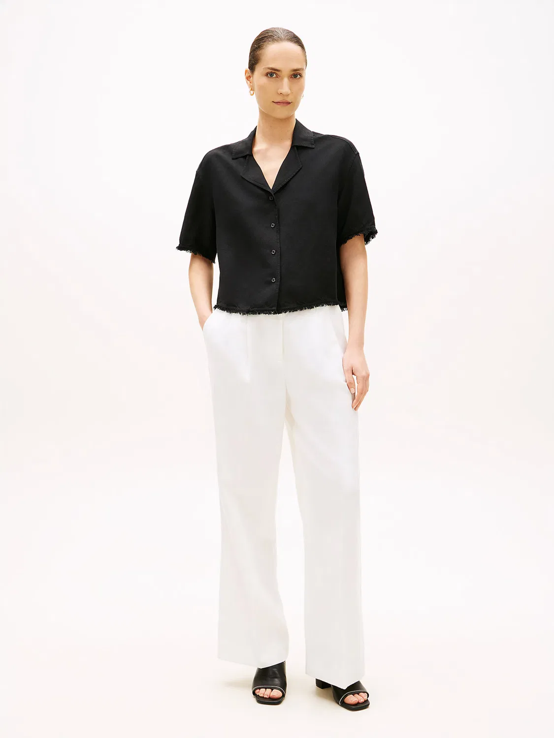 Блузка Tommy Hilfiger, Black — фото 3