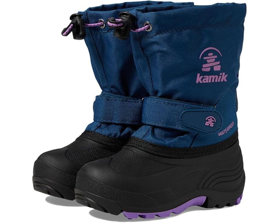 

Ботинки Kamik Kids Waterbug 5, цвет Light Navy Purple