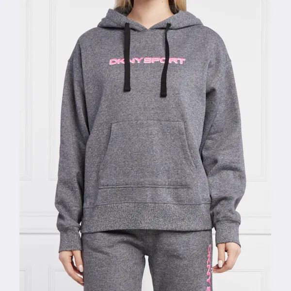 

Многослойный свитшот свободного кроя Dkny, черный