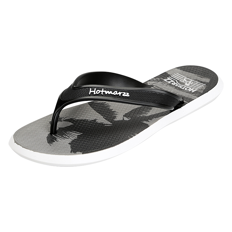 Износостойкие нескользящие быстросохнущие шлепанцы Flip Flops Men's HOTMARZZ, черный — фото 3