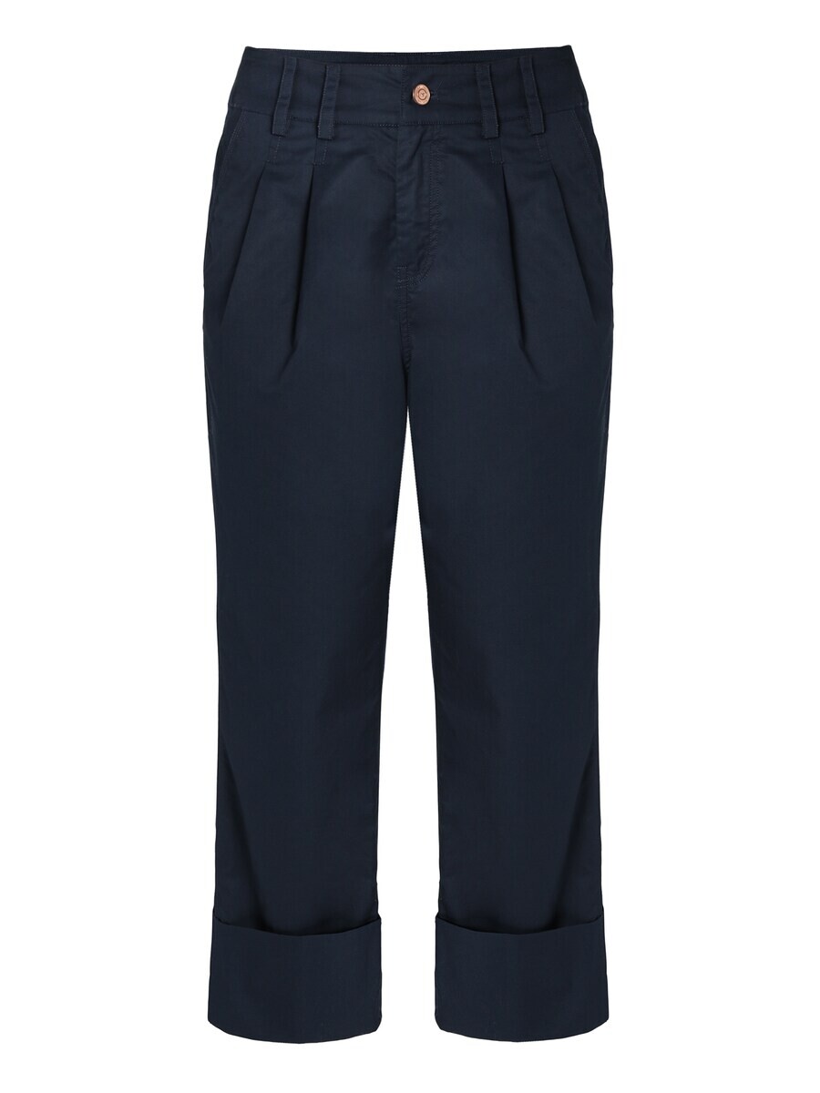 

Брюки TATUUM Regular Pleat-Front Pants Erto, темно-синий