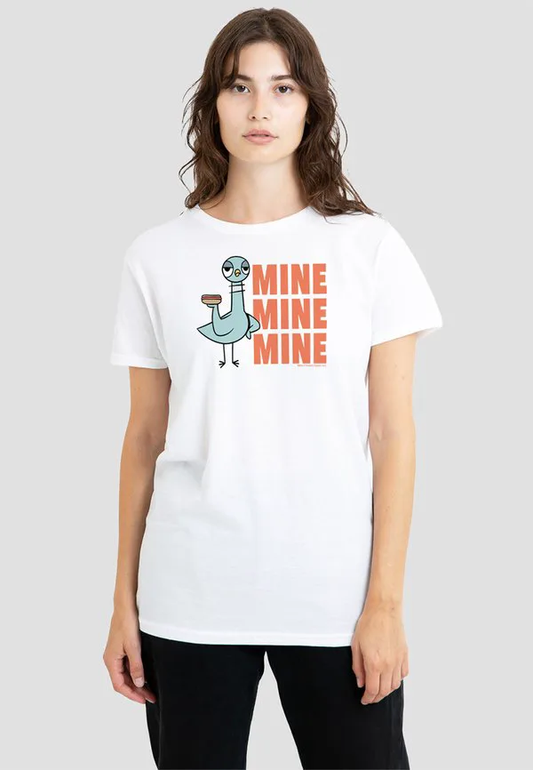 

Футболка с принтом «голубиные хот-доги» Cotton Soul, White, Синий, Футболка с принтом «голубиные хот-доги» Cotton Soul, White