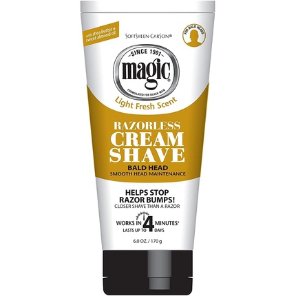 

Крем для депиляции и бритья Magic Smooth Strength для ухода за лысой головой 170г Soft & Sheen Carson