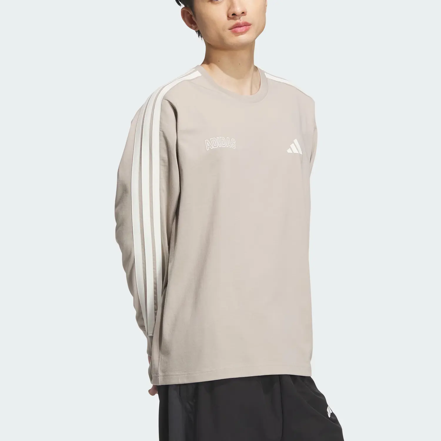 Футболка SS25 Modern Sports мужская Adidas, серебристо-серый — фото 4