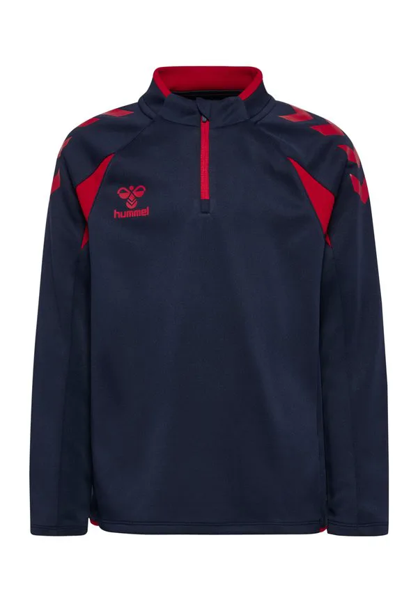 2.0 топ с длинными рукавами и молнией до середины груди Hummel, Marine True Red