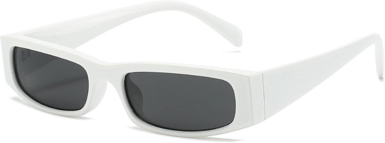 

Солнцезащитные очки в стиле ретро прямоугольной формы для женщин и мужчин, 90-е годы, маленькие винтажные квадратные солнцезащитные очки, модные прямоугольные очки mincl, C2