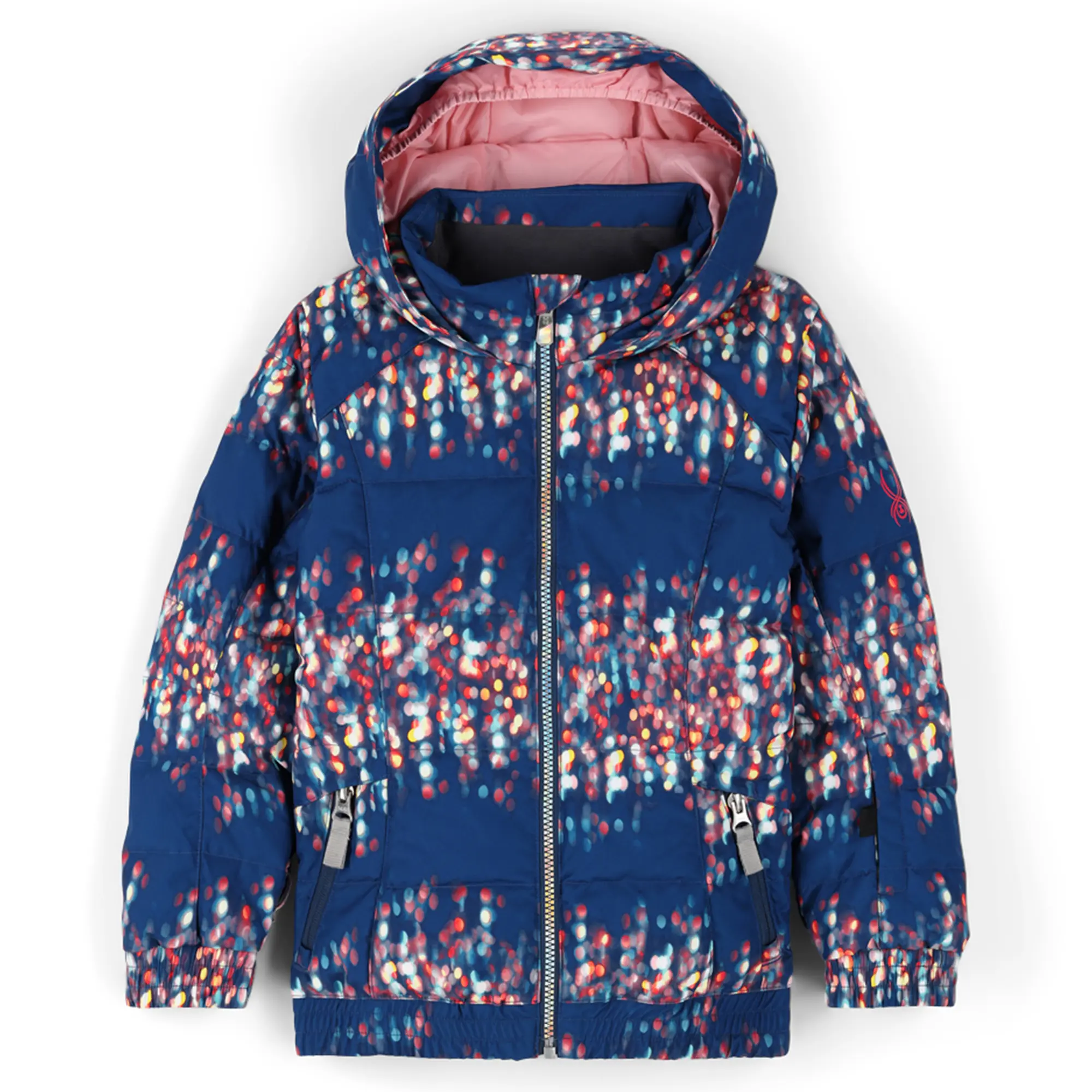 

Детская синтетическая пуховая куртка Zadie Spyder, Nites Glow