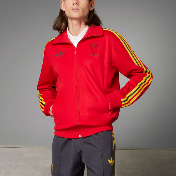 Куртка мужская BELGIUM BECKENBAUER TRACK красная Adidas Originals, красный