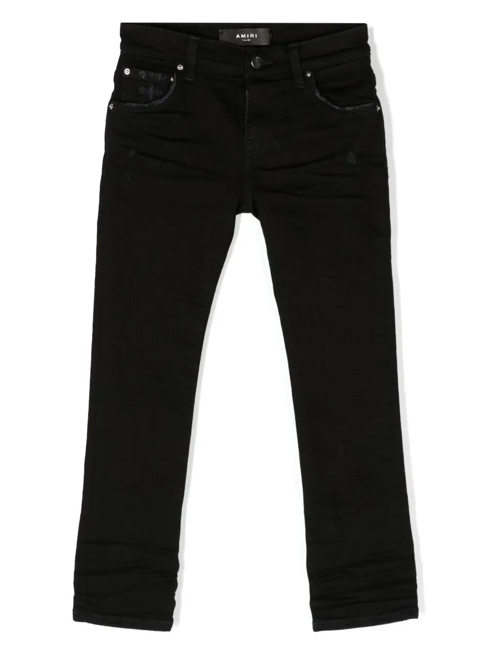 Потертые джинсы Amiri Kids, черный