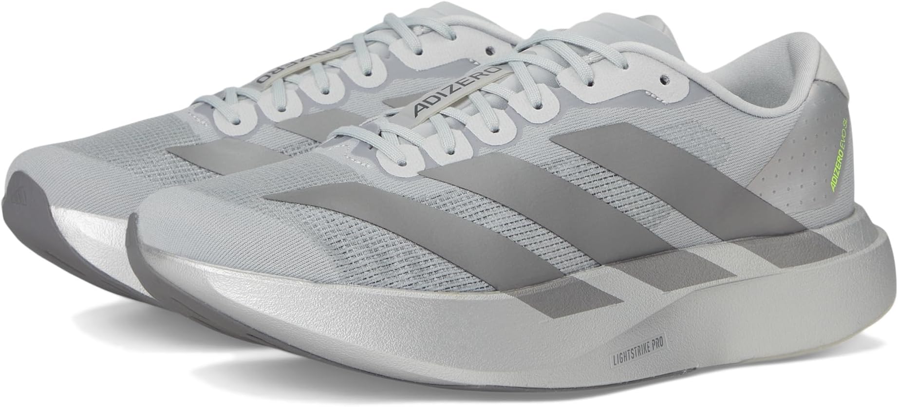 

Кроссовки adidas Running adiZero Evo SL Running Shoes, цвет Silver Metallic/Iron Metallic/Halo Silver
