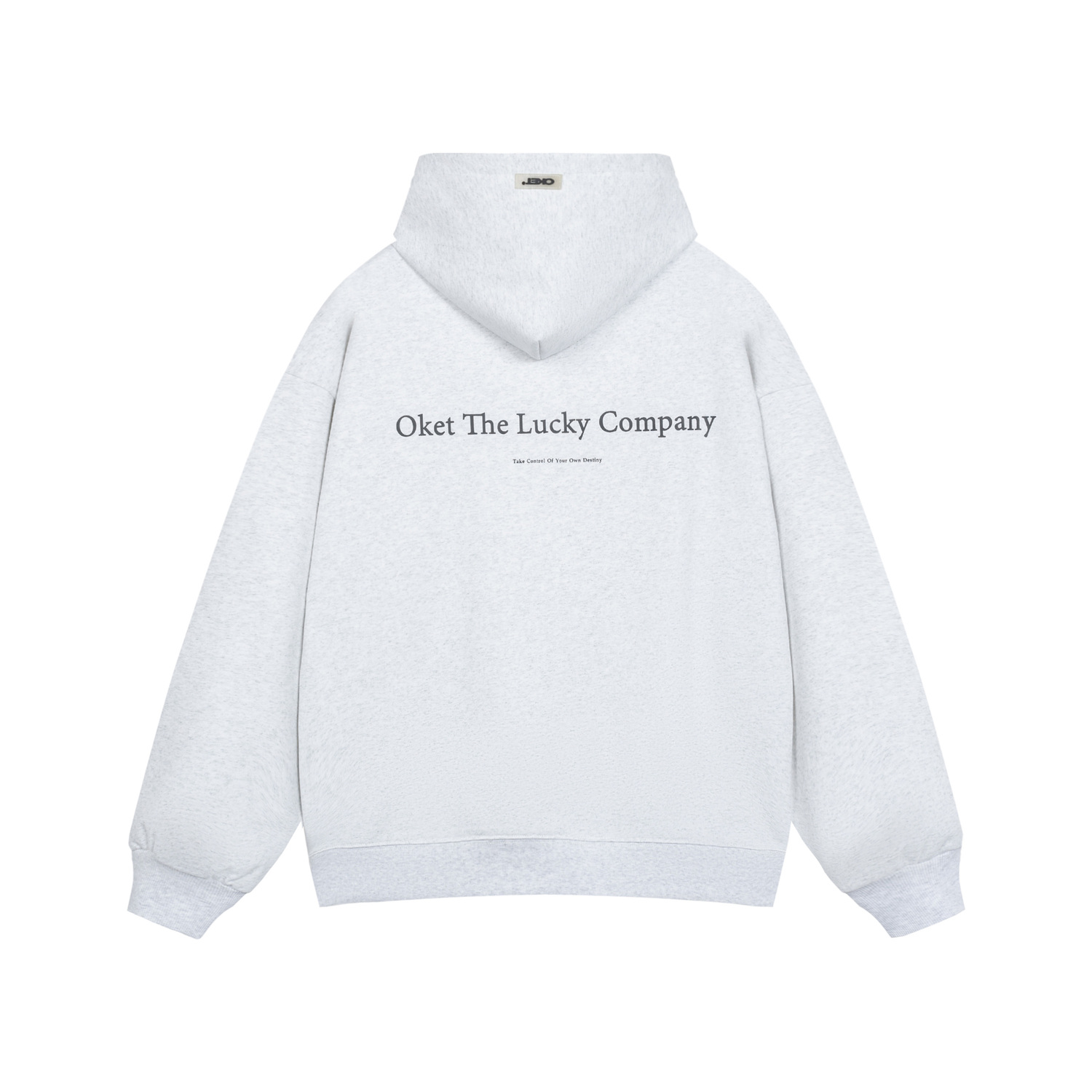 

X OKET Свитшот унисекс RECOLETA, серо-белый