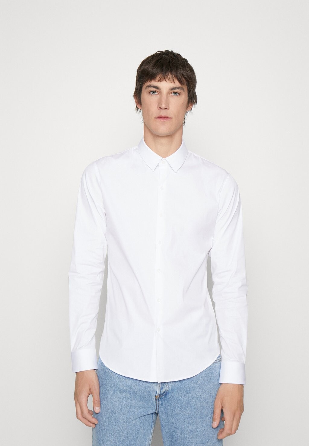 

Деловая рубашка STRETCH sandro, цвет blanc