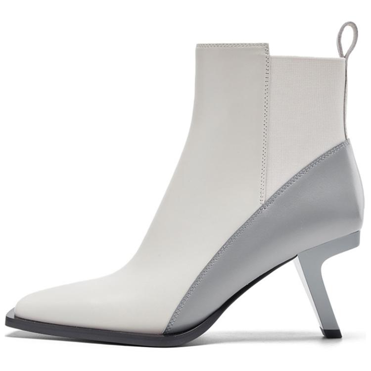 NINE WEST Женские полусапожки экрю-серые, цвет Ecru Gray