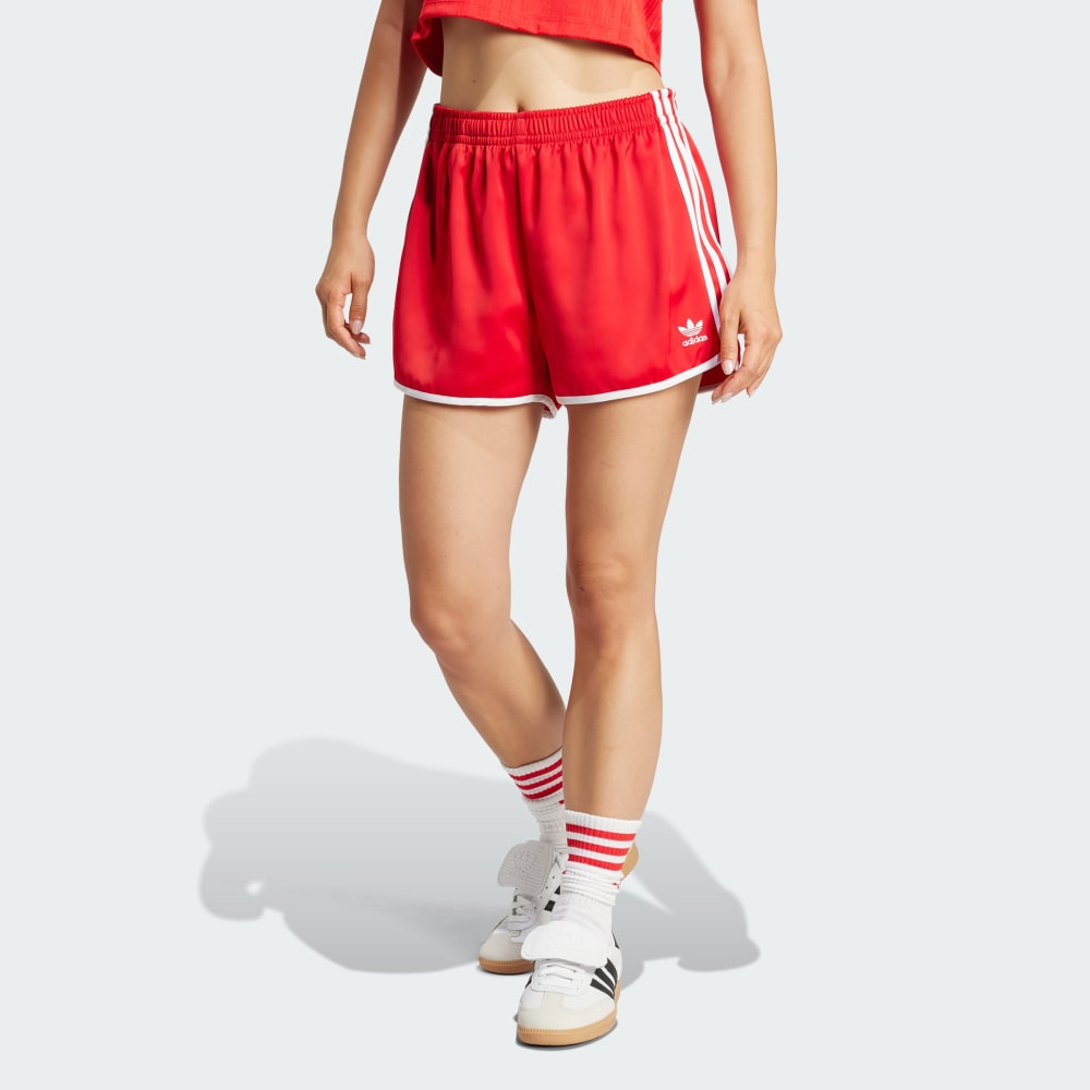 

Шорты Adidas Adicolor 3-Stripes Sprinter Shorts, цвет Better Scarlet
