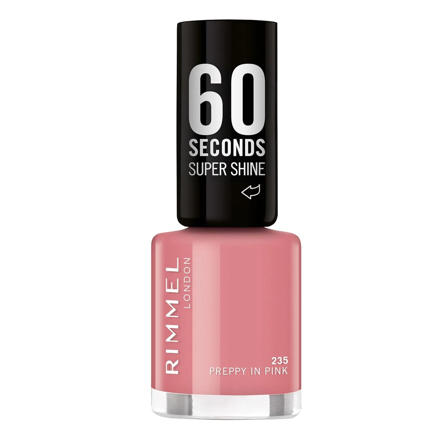 Лак для ногтей «60 Seconds Super Shine» от Rimmel, оттенок 235 Preppy In Pink Rimmel