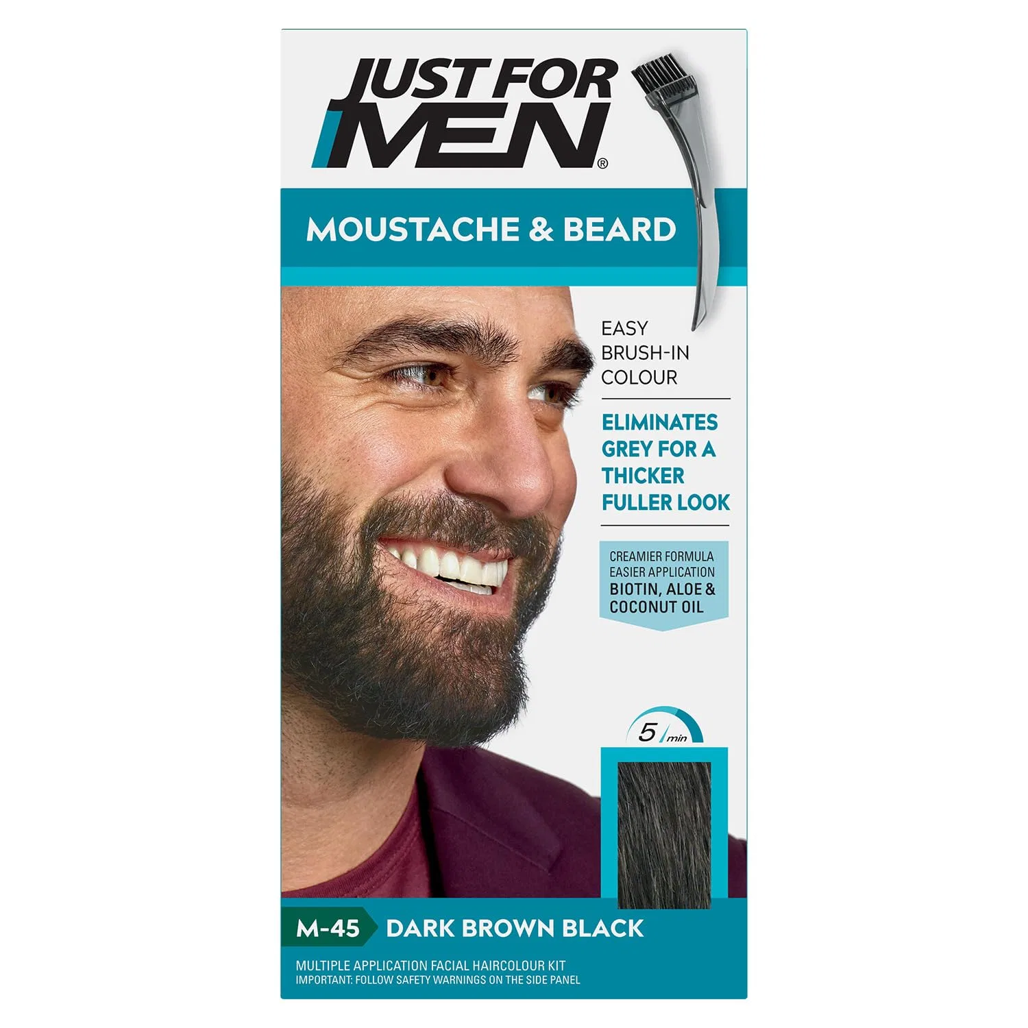 Гель для бороды и усов «JUST FOR MEN» Just For Men, Black/Brown