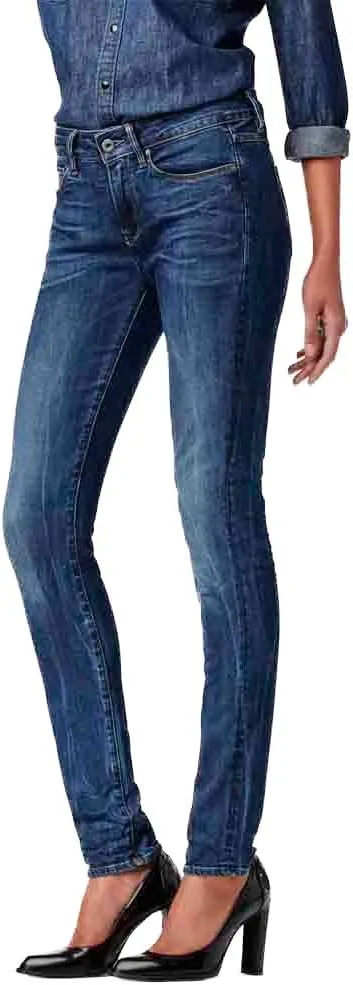 

G-Star женские джинсы 3301 Contour High Rise Skinny Benwick Stretch Denim Dark Aged
