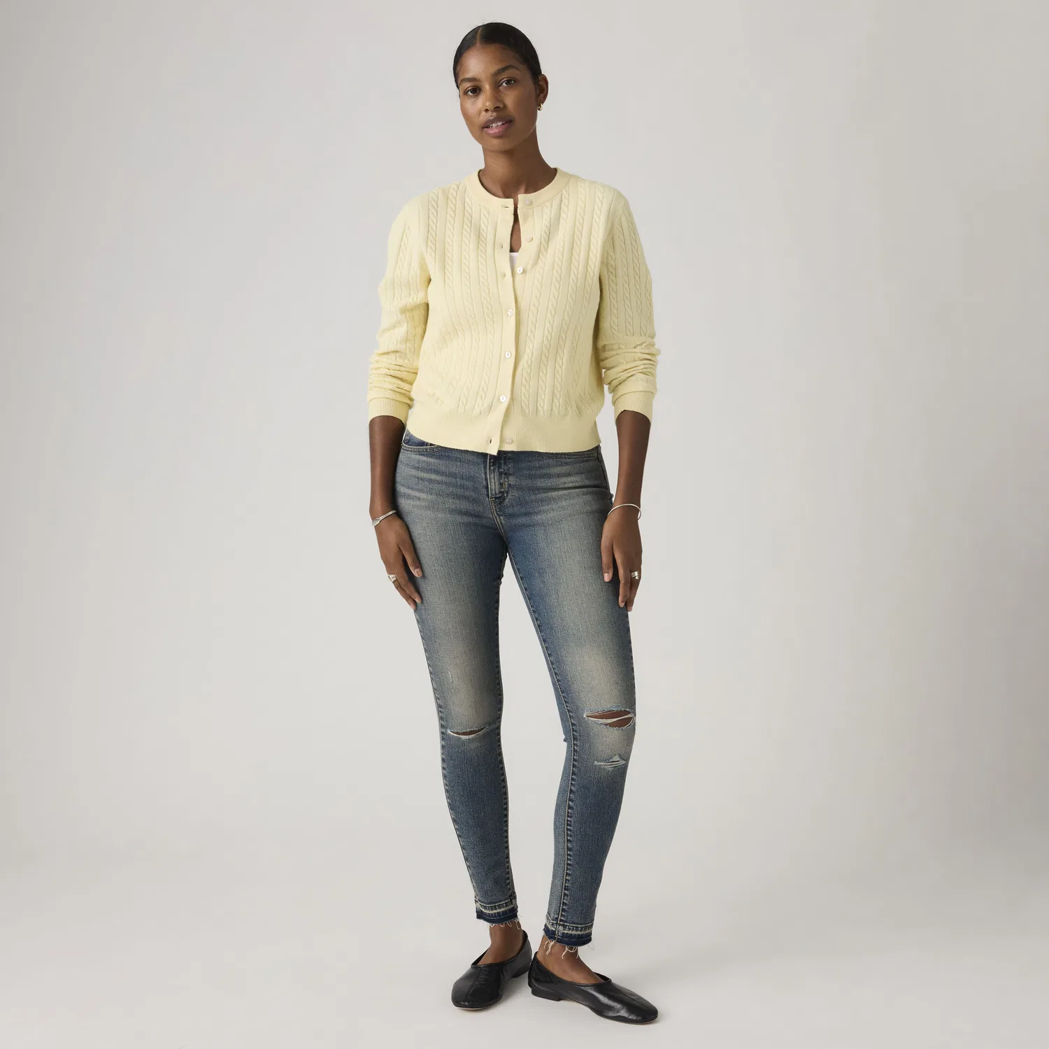 721 Джинсы-скинни с высокой посадкой для женщин Levi's, Medium Wash