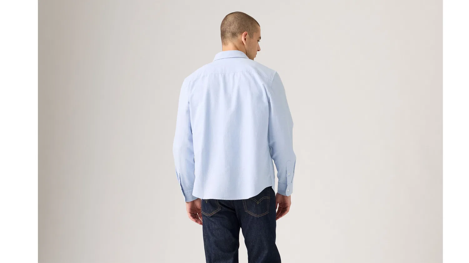 Настоящая рубашка на пуговицах Levi's, Blue — фото 3