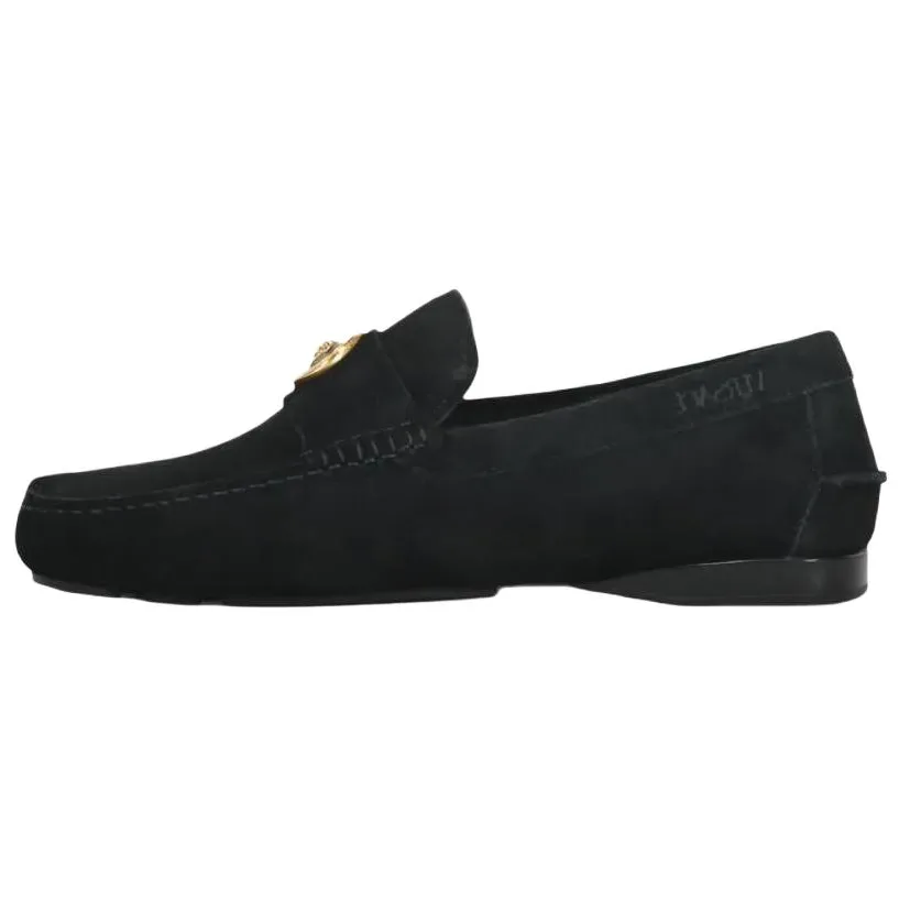 VERSACE Кожаные повседневные туфли мужские черные