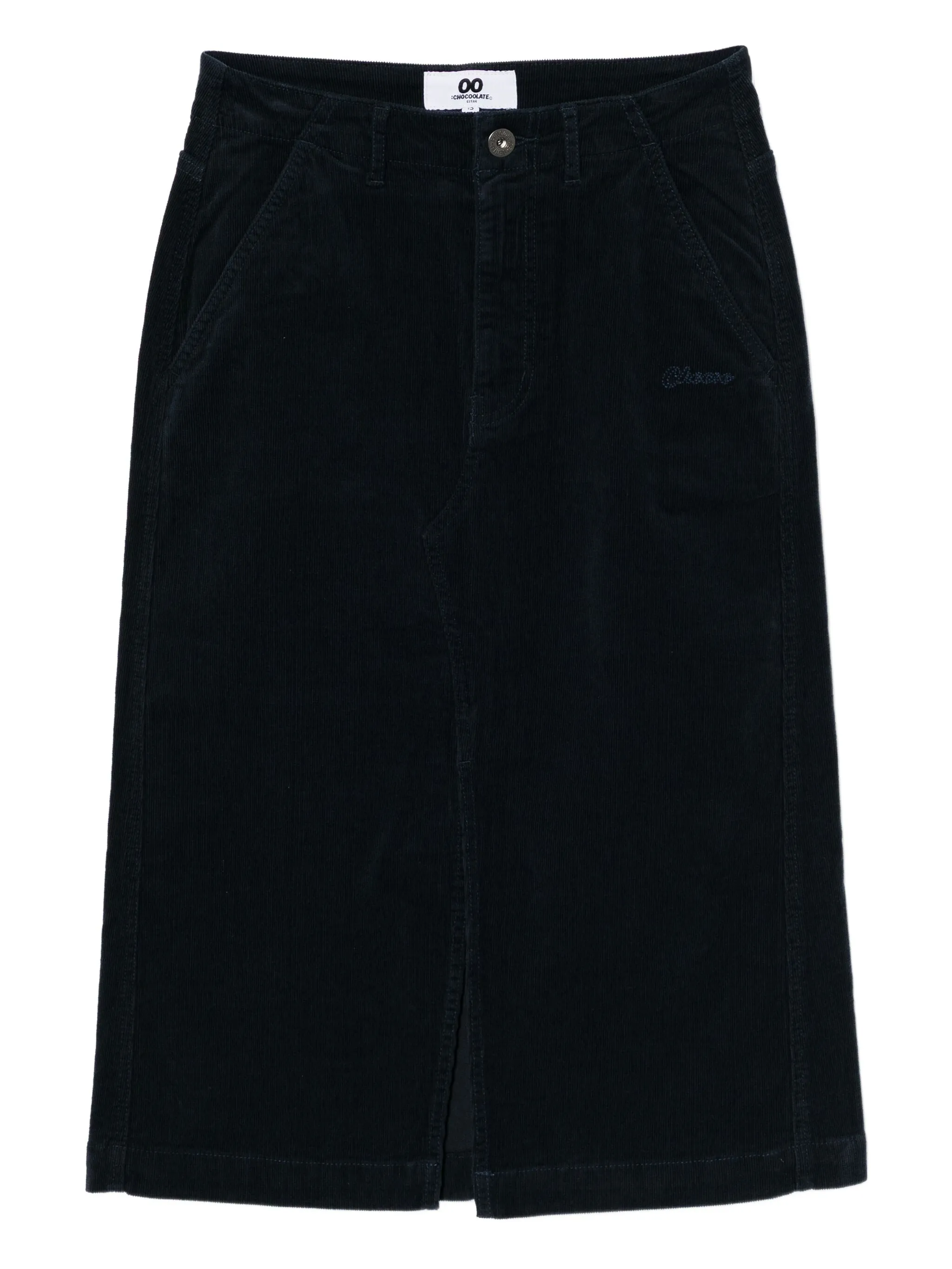 

Юбка с вышитым логотипом Chocoolate, синий