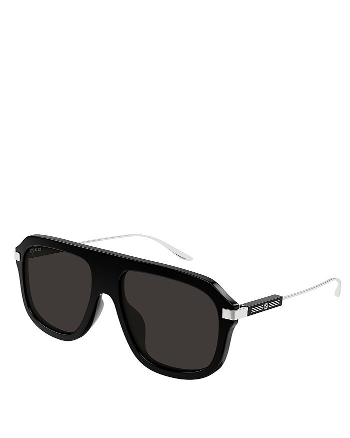 

Солнцезащитные очки Gucci Back To Web Navigator, 57 мм, черный