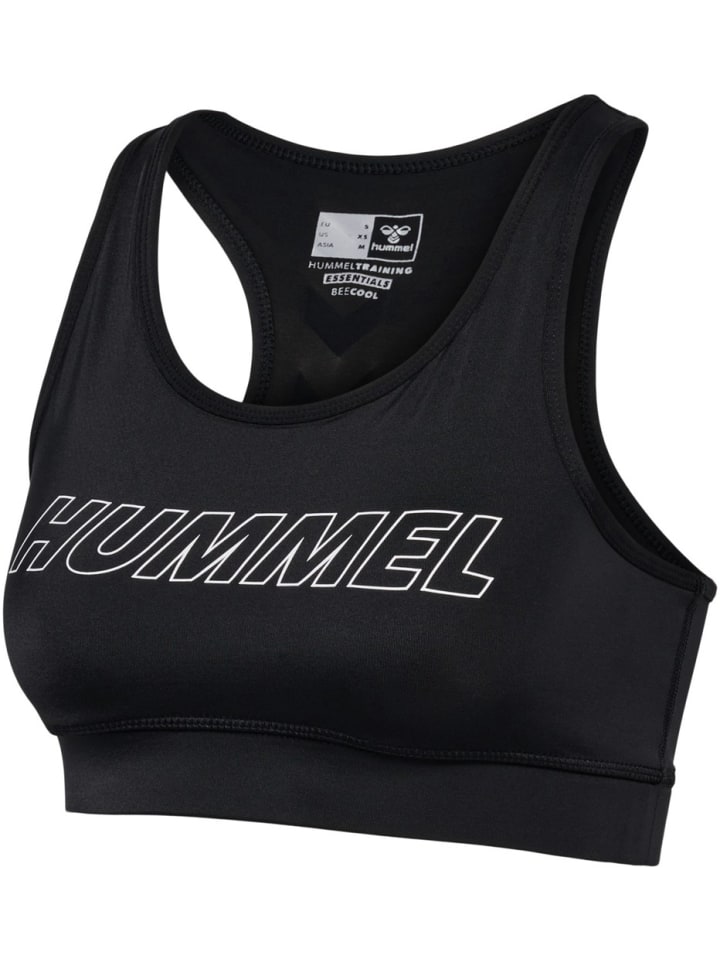 

Спортивный бюстгальтер черного цвета Hummel