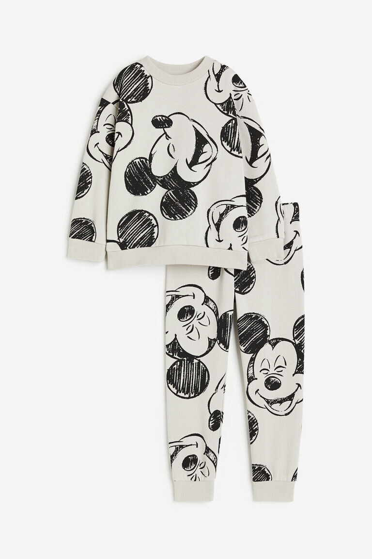 

Комплект из двух толстовок с принтом H&M, серый