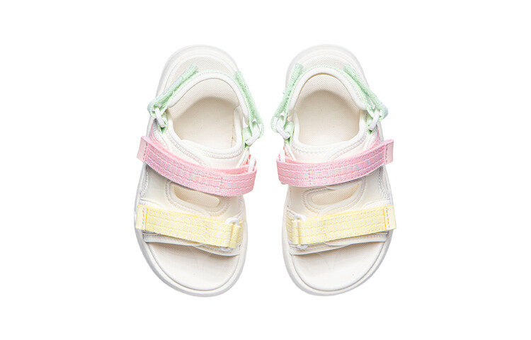 Детские сандалии PS Pearl White/светло-желтый/солено-розовый Lining Young — фото 3