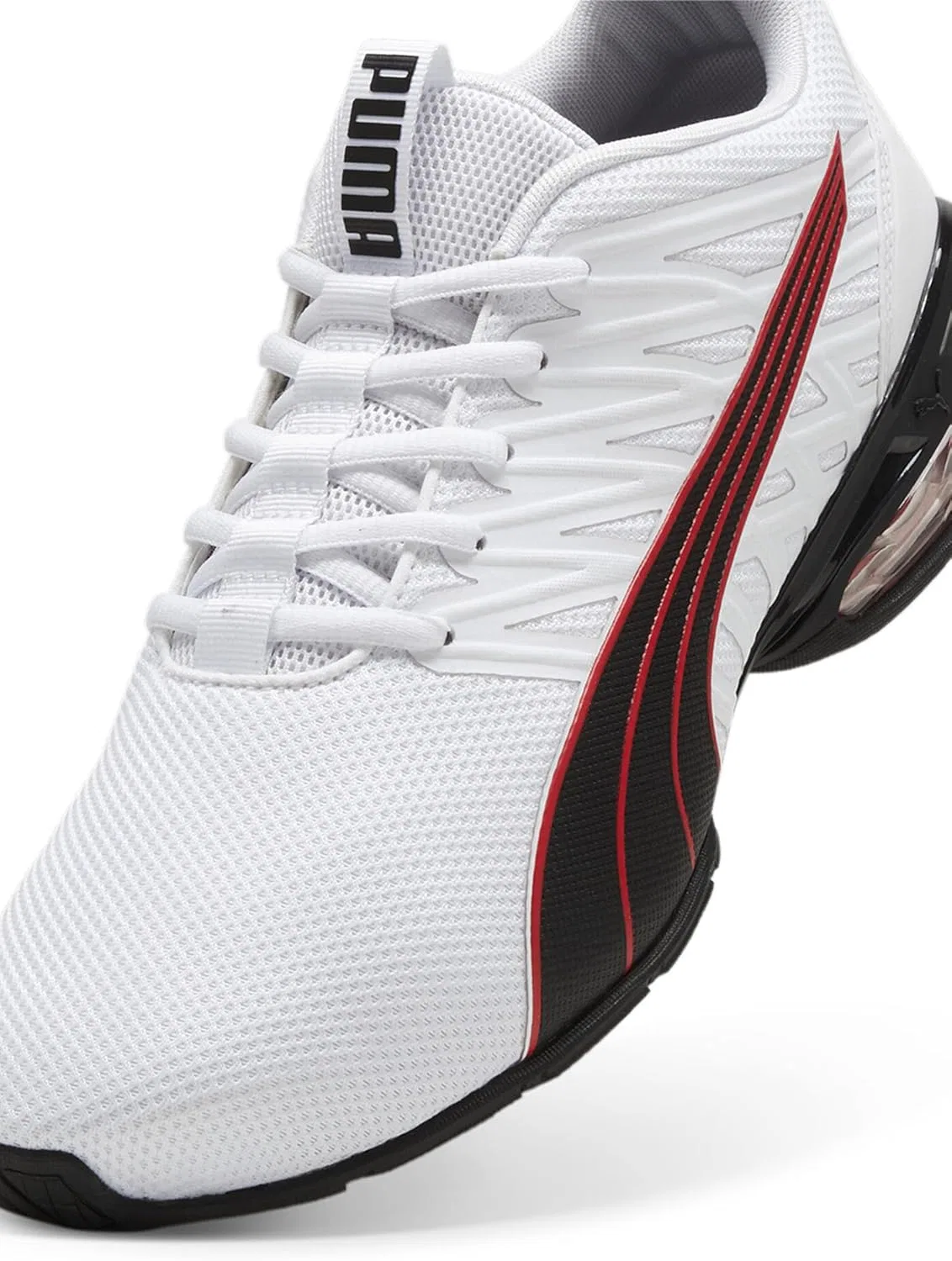 Беговые кроссовки Puma Unisex Voltaic Evo LightRoad, Puma White Puma Black For All Time Red — фото 4