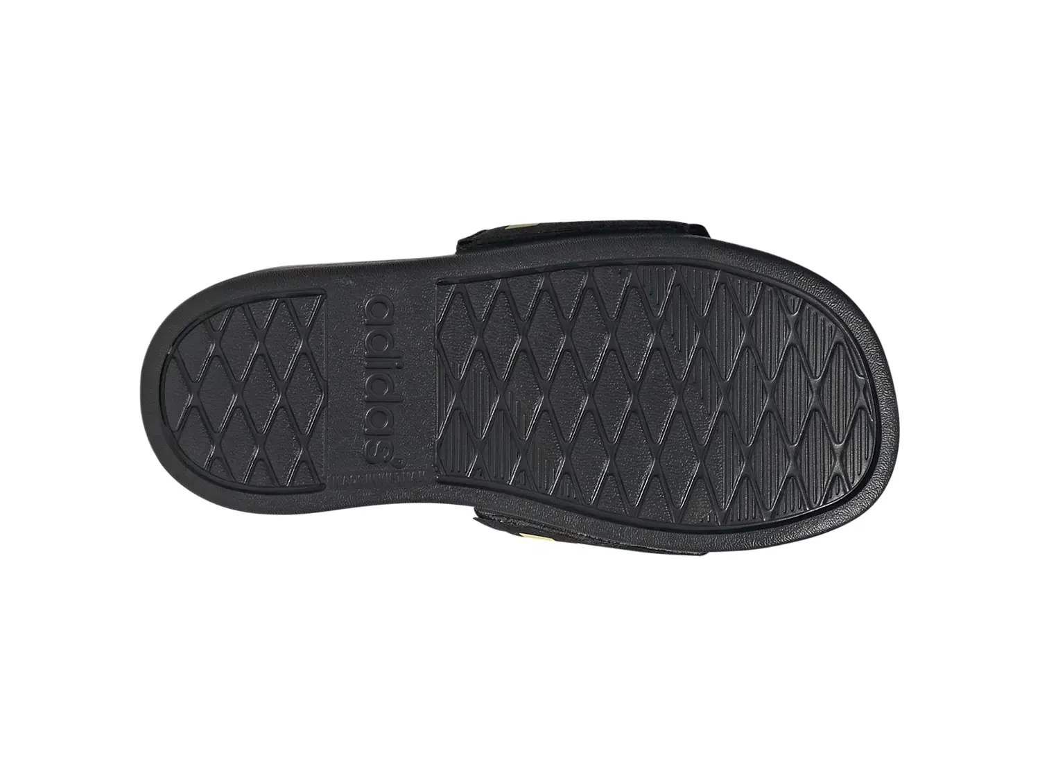Сандалии Adilette Comfort - детские Adidas, Black/Purple — фото 4