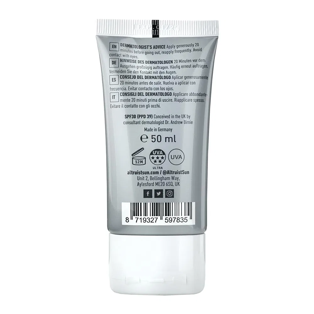 Солнцезащитный флюид для лица SPF 30 от Altruist Altruist — фото 2