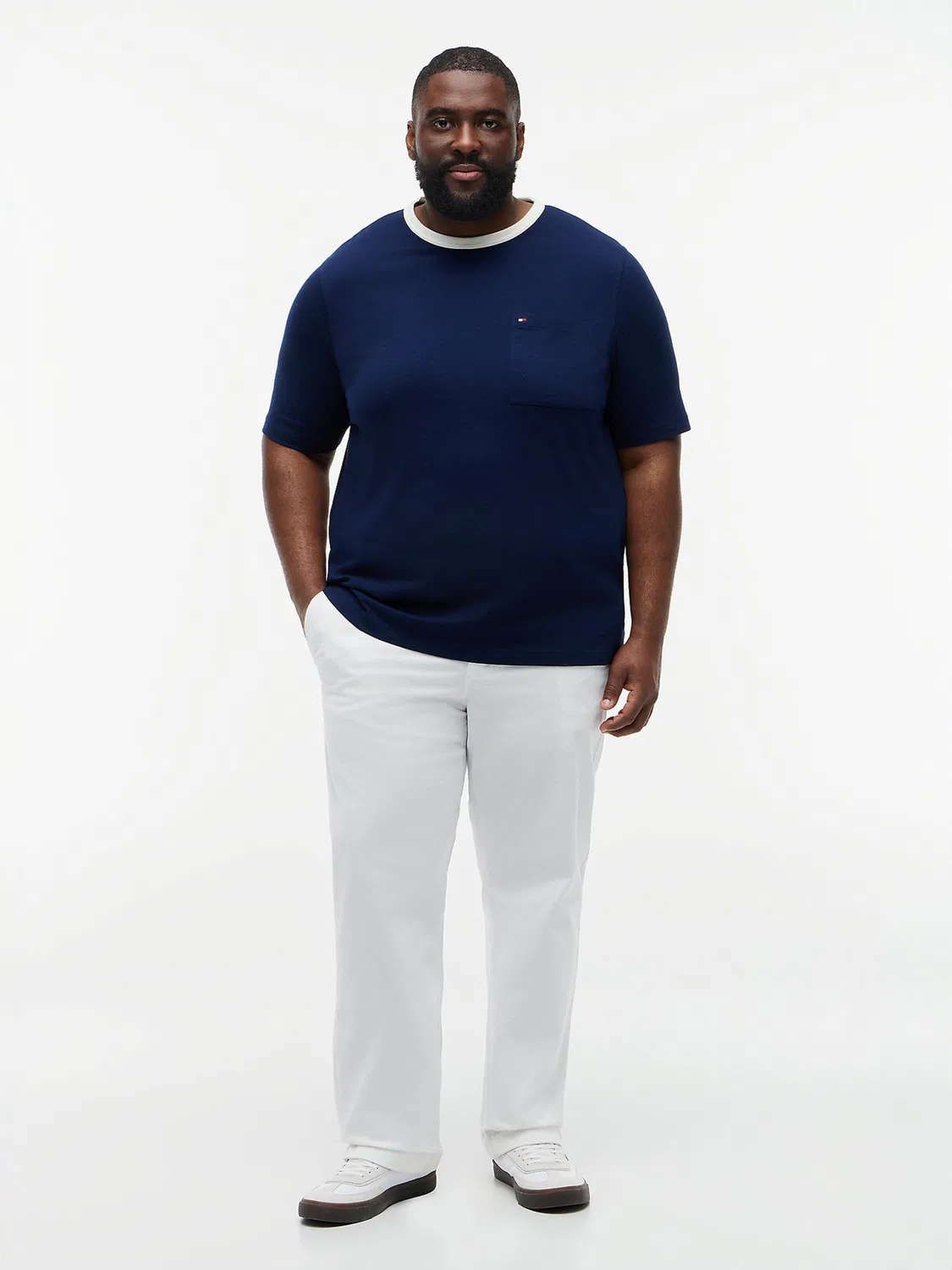 Футболка Tommy Hilfiger Big & Tall, Navy — фото 3