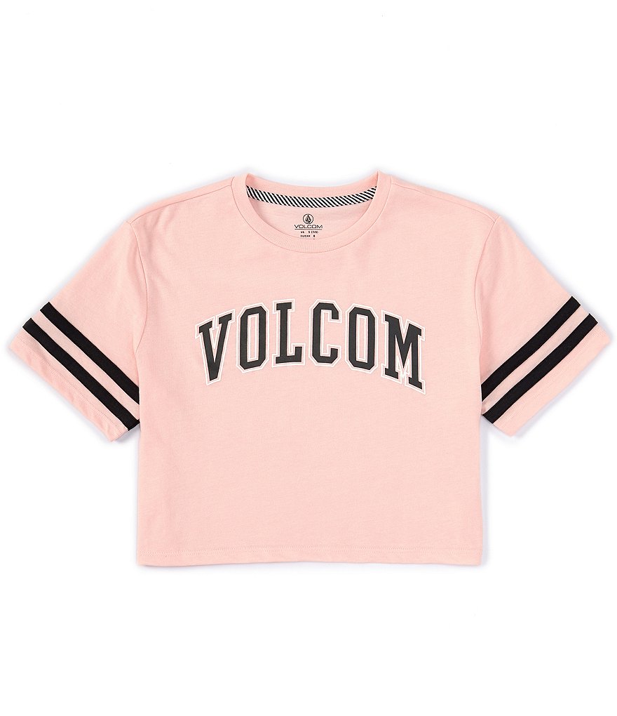 

Футболка Volcom Big Girls 7–16 Truly Stoked, розовый