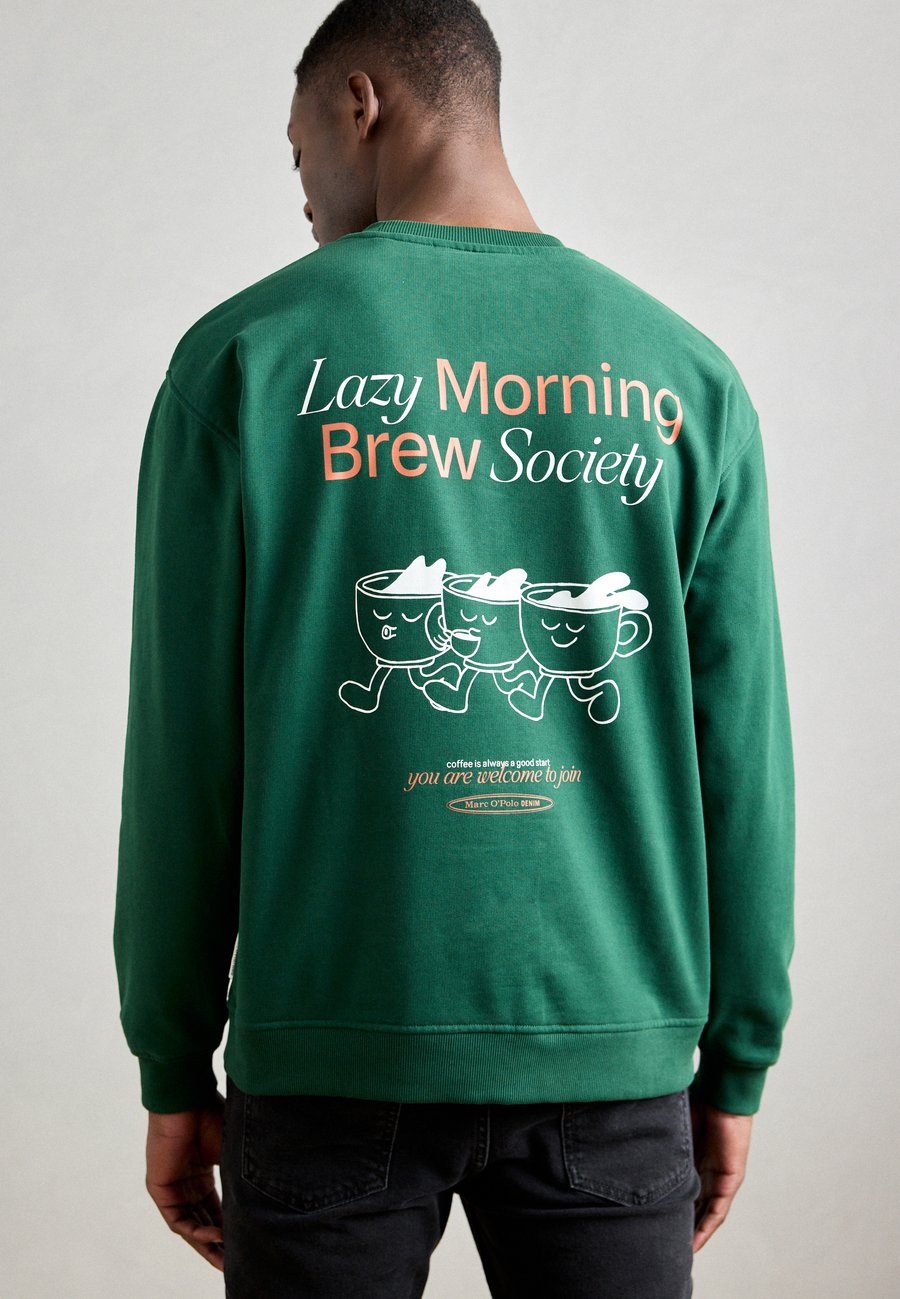 

Толстовка Marc O'Polo DENIM CREW NECK RELAXED FIT, Rich Emerald/Green