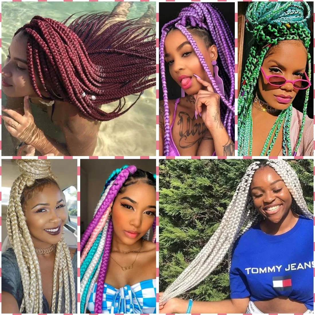 Набор синтетических волос для плетения Jumbo Hair Braids Doren — фото 4