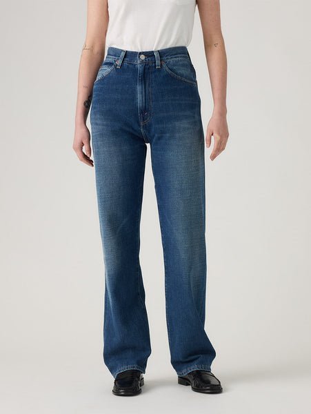 Винтажные джинсы LEVI'S 1950-х годов, модель 701, цвет индиго, размер Medium Levi's, Medium Indigo - Worn In