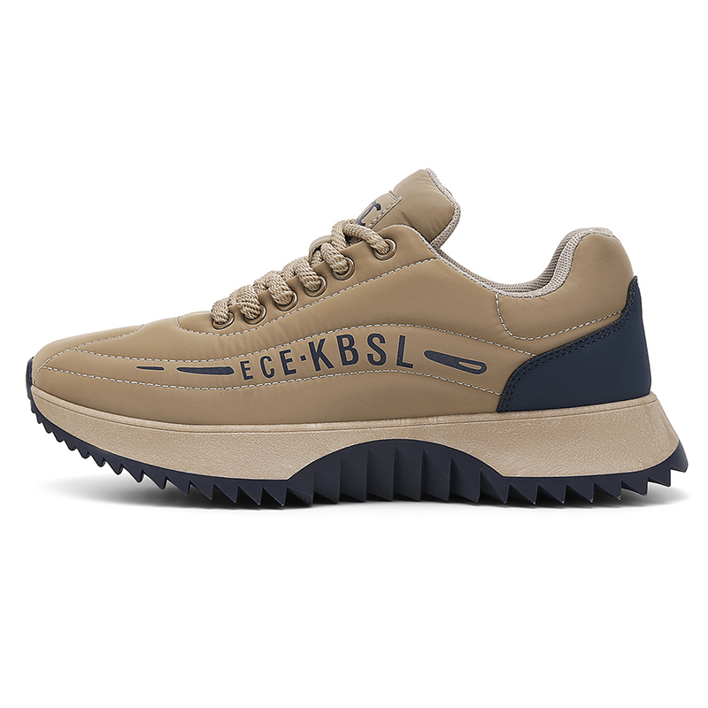 

JANECO Антискользящие износостойкие массивные низкие кроссовки мужские - хаки, цвет Khaki