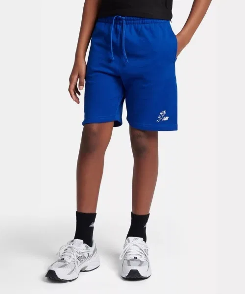 Флисовые шорты для детей New Balance Ohtani Signature Collection, синие