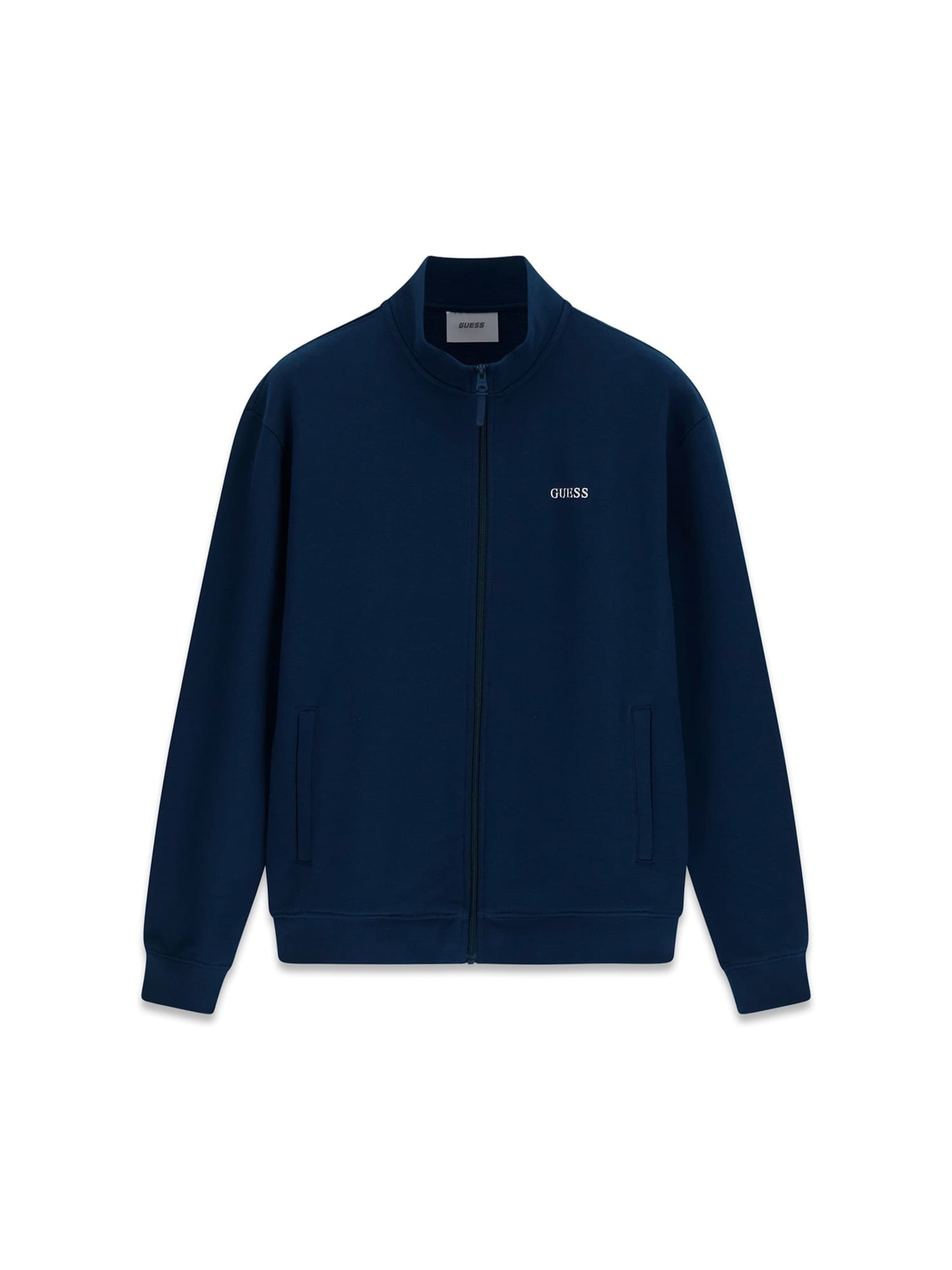 

GUESS Худи на молнии в пастельно-голубом и темно-синем цветах